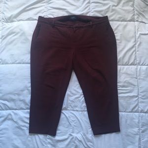 Burgundy Old Navy Dress Pants Slacks Size 18